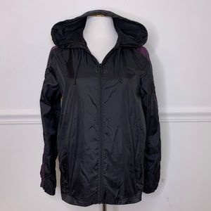 Puma WindBreaker Golf Running Jacket Light Weight Reflective Sleeve Hood Pockets